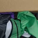 Halloween Inflatables Blow-Up Decorations Outdoor - 4 FT Green Monster Halloween Blow up Yard Decorations Cute Ghost with LED Build-in for Garden Lawn Indoor Party Decor