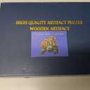 Wooden Puzzles for Adults, Turtle Wooden Puzzles 200 Pieces, Irregular Animals Fun Puzzles for Adults