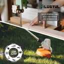 PLUGTUL Outdoor Extension Cord 25 FT Waterproof, 16/3 Gauge Black Heavy Duty 3 Prong Extension Cord, 13A 1625W SJTW, ETL Listed, Great for Garden and Home