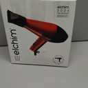 Elchim Classic 2001 High Pressure Hair Dryer - 1875 Watt Quick Dry Professional Salon Blow Dryer (Black)