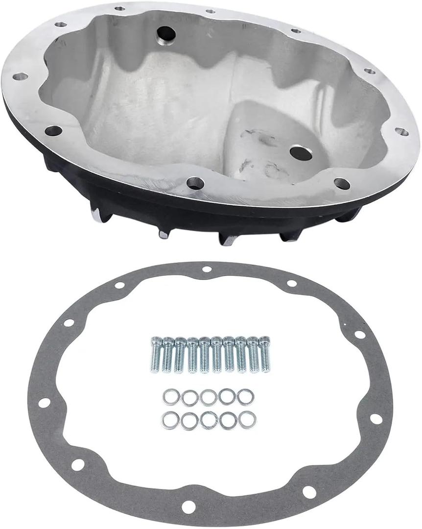 AP01 Rear Differential Cover With Gasket & Drain Plug Compatible With Jeep Cherokee Dana 35