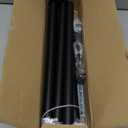 Curtain Rods for Windows 48 to 84 Inch(4-7 Feet),Black 1'' Diameter Drapery Rods with End Cap Style Design,Modern Adjustable Heavy Duty Curtain Rod,Size:36''-88''