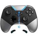 aghi Switch 2 Controller with Home Wake-up, Wireless Switch 2 Pro Controller for Switch 2/1/Lite/OLED with Loop Macro, Hall Effect Anti-Drift Joystick, C Button, HD Rumble, 6 Axis Gyro, Turbo