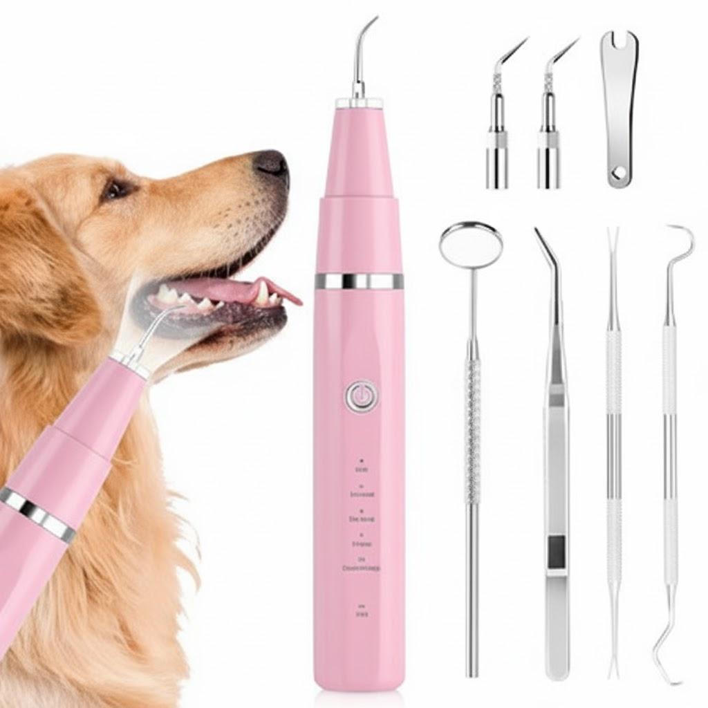 Plaque Remover for Teeth - Pet Ultrasonic Cleaner - Teeth Cleaning Kit for Tartar and Stains - Suitable for Dogs and Cats (Black) Plaque Remover for Teeth - Pet Ultrasonic Cleaner - Teeth Cleaning Kit for Tartar and Stains - Suitable for Dogs and Cats (Black)