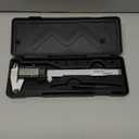 Digital Caliper Measuring Tool, Stainless Steel Vernier Caliper Digital, Micrometer Calipers with Large LCD Screen, Auto-Off Feature, Inch Millimeter Conversion, 6 Inch Caliper Tools for DIY/Household, Not The Full Set