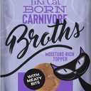 Tiki Cat Born Carnivore Broths, Duck & Chicken Recipe, Hydration and Flavor Supplement Cat Food Topper, 1.3 oz. Pouch (12 Count)