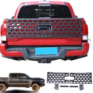 Lcojicep Tailgate Molle Panel Compatible with Toyot@ Tacoma 2016-2022 Truck Tailgate Bed Molle Panel,Rear Storage Organizer Cargo Shelf Rack Protector Accessories
