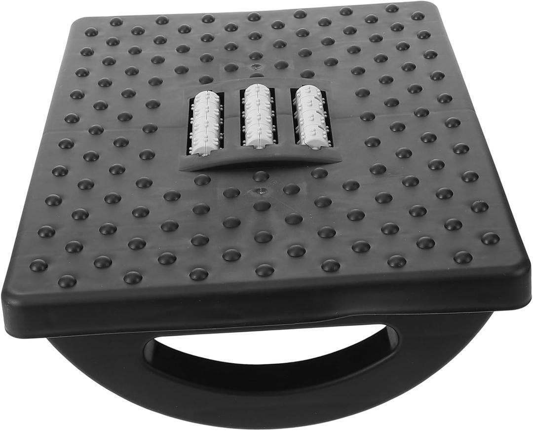 STOBOK Desk Foot Stool Under Desk Foot Rest Slip-Resistant Raised Footstool for Office