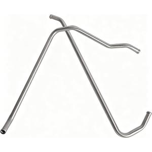 NEW 1st, 2nd Gen CUMMINS Stainless Heater Lines (Feed and Return Line), Compatible with 1989 1990 1991 1992 1993 1994 1995 1996 19971998 Dodge (12V Engine), 3912086, 3912087