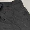 Hanes Women's Shorts, French Terry Bermuda Pocket Shorts, Jersey Knit Fleece Shorts, Women's Bermuda Shorts, 11" S, Black