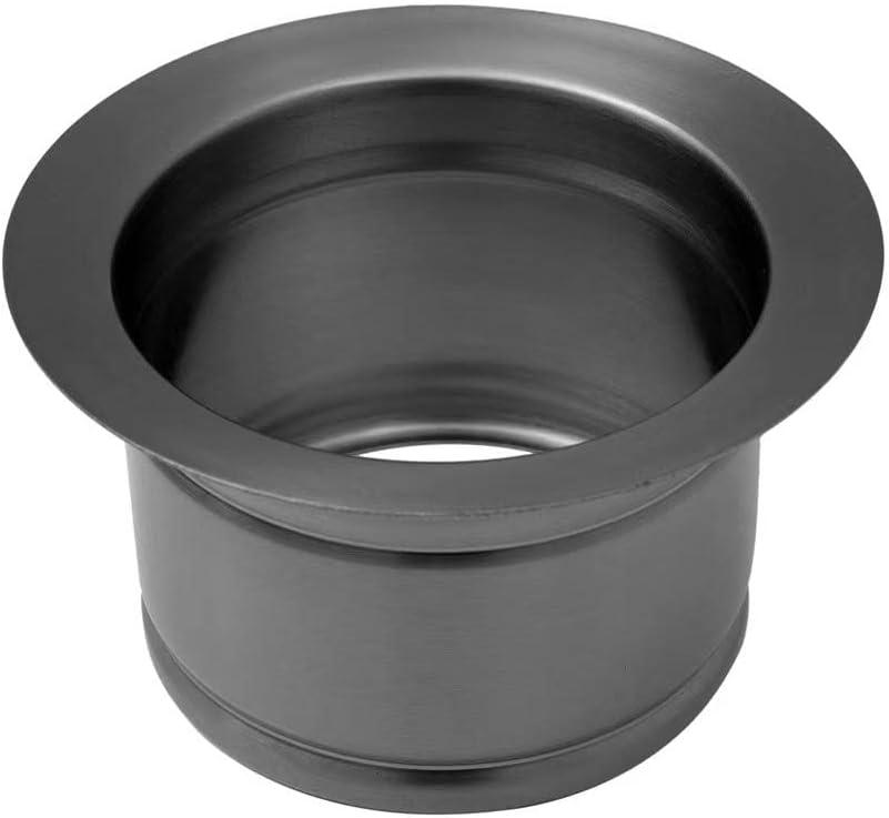 STARSTAR Sink Flange, Deep Garbage Disposal Flange for Kitchen Sink, Fit for 3-1/2 Inch Standard Sink Drain Hole (Black)
