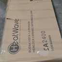 HEATWAVE Buena Vista 1-2 Person Hemlock Low EMF Infrared Wood Sauna for Home & Indoor Relaxation  With 3 Ceramic Heaters, Chromotherapy Lighting, Tempered Glass Door, Built-In Stereo Sound System