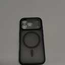 TOCOL for iPhone 17 Pro Case, Compatible with Magsafe, Full Camera Protection, Built-in Magnetic Ring, Drop Protection, Translucent Matte Phone Case for iPhone 17 Pro 6.3 inch (Black)