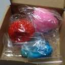 Taba Squishy Toys 4 Pack, Soft Sensory Fidget Squeeze Toys for Stress Relief, Kawaii Fufu Squishies for Kids & Adults, Party Favors, Goodie Bag Fillers