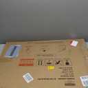 Bulletin Board 30 x 20 inches, Lavender Gray Pin Board, Black Aluminum Framed Fabric Cork Board with 10 Push Pins