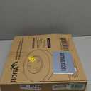 TIDITA 16" Acacia Wood Lazy Susan for Table Top - Wooden Turntable Serving Tray for Charcuterie Boards Cheese Board - Extra Large Black Round Lazy Susan Organizer - Kitchen Revolution for Cabinet