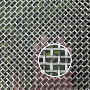 Stainless Steel Decorative Metal Mesh for Cabinet Doors, 11.8x24in, 1-Pack