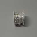 Crystal Rhinestone Close Chain Trim,10 Yards/Roll of 2mm Rhinestone Banding Claw Cup Chain for Sewing Crafts, DIY Decoration, Jewelry, Clothing, Shoes Clear White