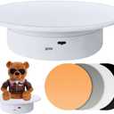 cexuw Display 360 Degree Electric Turntable,for Small Product Display, 7.87in Diameter product photography turntable