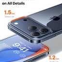 TORRAS for iPhone 17 Pro Case, Slim Fit, Ultra Thin Lightweight Minimal Design, Secure Grip & Silky Touch, Anti-Scratch Hard PC Cover for iPhone 17 Pro Phone Case 6.3in, OriginFit, Clear