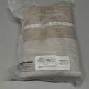 JIALE Tablecloths for Rectangle Tables, Cotton Linen Table Cloth Waterproof Tablecloth Wrinkle Free Farmhouse Dining Tables Cover, Soft Fabric Table Cloths with Tassels, Brown, 55" X 86", 6-8 Seats