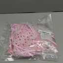 jijAcraft 39Ft Triangle Bunting Banner, 42Pcs Tea Floral Party Bunting Cotton Fabric Flags Pennant Garlands for Birthday Party, Wedding, Baby Shower, Outdoor and Home Decorations (Pink)