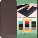 1" Extra Thick Anti Fatigue Floor Mat 30" L x 20" W,Kitchen Mat, Standing Desk Mat,140D Advanced PU Foam Ergonomic Comfort at Home, Office, Garage, Sink (Chocolate)
