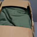Olive Green Velvet Curtains 4 Panels Set Back Tab 52*100 Inch Long