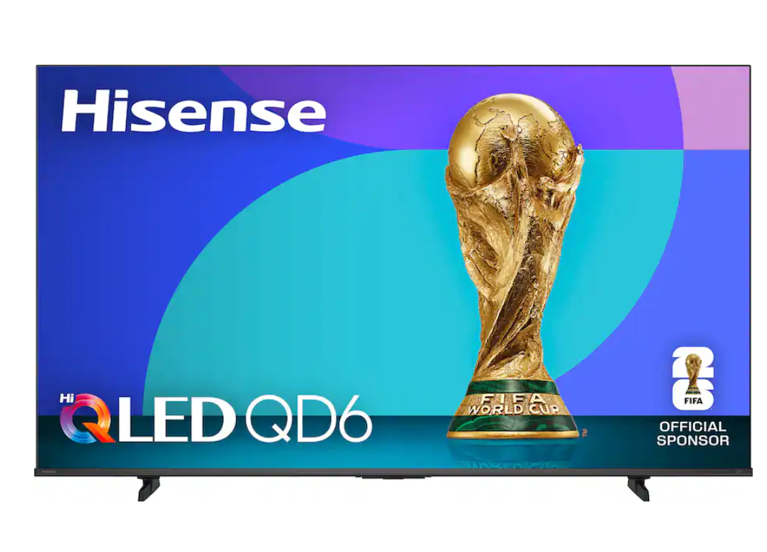 Hisense 65 Inch Class QD6 Series 4K QLED Smart Fire TV Dolby Vision HDR10 60Hz Wi-Fi Voice Remote HDMI Cable (65.0, Inches)