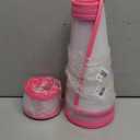 Dog Cone to Stop Licking, Clear Recovery Collar with Detachable Zipper, Sturdy Elizabethan Collar for Dogs, Soft Adjustable Cone After Surgery Patented, Hot Pink XL (XL(Neck: 16.5"-20.5"))