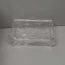 Clear Plastic Storage Bin with Lid, Organizer for Pantry, Office, Bathroom, Kitchen, Snack, Tea Bag, Coffee Container (Large)