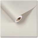 CRE8TIVE 24"x354" Cream White Contact Paper Peel and Stick Self Adhesive Beige Wallpaper for Home Removable Textured Wide Vinyl Wall Covering for Bedroom Bathroom Walls Countertops Cabinets Drawer