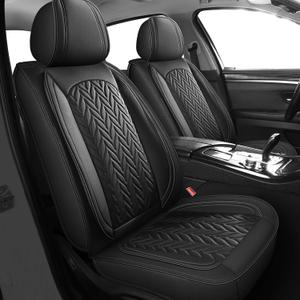 Seat Covers Full Set, Leather Car Seat Covers for SUV,Truck,Sedan