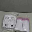 110V Roll On Wax Warmer for Hair Removal, Double Wax Roller Heater, Home Waxing Kit for Women and Men (Pink-2)