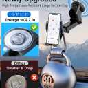 Wireless Car Charger Mount, Fast Charging Auto Clamping 15W Intelligent Dual Control Induction Car Phone Holder Mount Wireless Charging Compatible with All iPhone Android Smartphone