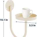 Bamworld Wall Plant Holder Wall Planters for Indoor Plants Plant Hanger Indoor Window Plant Shelves Hanging Plant Holder Window Plant Hanger Plant Decor White 3pcs