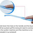 4 units suction tubing with detachable porous end design handleEach suction tube kits is 6.8 feet long