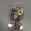 Ahoney 20Pcs Small Claw Clips for Girls Women, Cute 1inch Mini Flower Tiny Hair Clips for Kids Decorations, Jaw Clips Strong Hold Accessories Barrettes (Colorful)