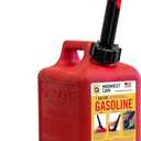 Quick-Flow Spout Midwest Can 1210 Auto Shut Off Gasoline Can - 1 Gallon
