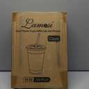 Lamosi 100 Pack 16 oz Clear Plastic Cups with Lids and Straws, Disposable Plastic Coffee Cups with Lids for Iced Coffee, Cold Beverages, Smoothies and To-Go Drinks