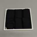 Extra Wide Headbands for Women, 7'' Large Cotton Like Turban Knotted Bandana Head Bands for Women Non Slip, Boho Headbands for Women's Hair (All Black-6Pcs, Extra Large 7" Wide)