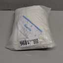 Awellife White Shower Curtain Linen Textured Boho Farmhouse Shower Curtains for Bathroom Fabric Liner, Long 72" W x 78" L