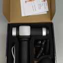 Deep Tissue Massage Gun, Portable Percussion Muscle Massager with 30 Speeds & 6 Attachments, Handheld Electric Back & Neck Massager for Pain Relief