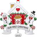 5 x Metal First Christmas Married Ornament 2025 Wedding Gifts Mr and Mrs Gifts Girlfrend