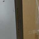 KAMANINA White Curtain Rod 32 to 58 Inches (2.6-4.8ft), 1 Inch Curtain Rods for Windows, Single Drapery Rods Adjustable with Square Finials