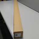 Exclusive Home Curtains ER1012-01 66120 Ogee 1" Curtain Rod and Finial Set, 66"-120", Matte Silver