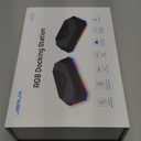 JSAUX RGB Docking Station for Steam Deck (OLED)/ROG Ally/Legion Go, 12-in-1 Handheld Dock with 4K@120Hz HDMI & DisplayPort Gigabit Ethernet USB C 3.2 USB A 3.2/2.0, SD/TF Slots 3.5mm Jack-HB1201S