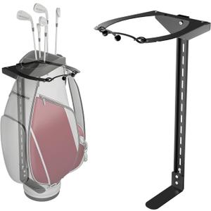 Wall Mount Golf Bag Holder with Adjustable Sliding System, 1 Pack