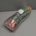 Bassion Fall Artificial Flowers for Outdoors, 16 Bundles Silk Fake Mums Autumn UV Resistant Faux Plants for Planter Outside Window Box Porch Patio Garden Home Fall Decorations (Orange)