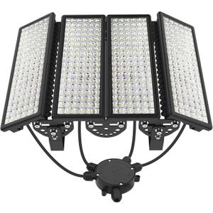 400W 56000LM Stadium Lights Outdoor LED Flood Light, 6500K Arena Light, LED Stadium Lights with Wider Lighting Angle, IP67 Waterproof Field Lighting for Parking Lot, Courts